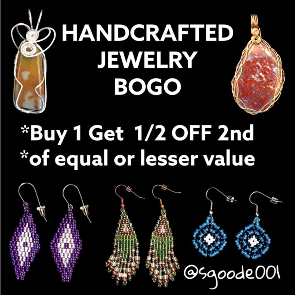HAND CRAFTED BOHEMIAN BEADED EARRINGS *NEW *JAPANESE GLASS BEADS *LIGHTWEIGHT - Picture 7 of 8